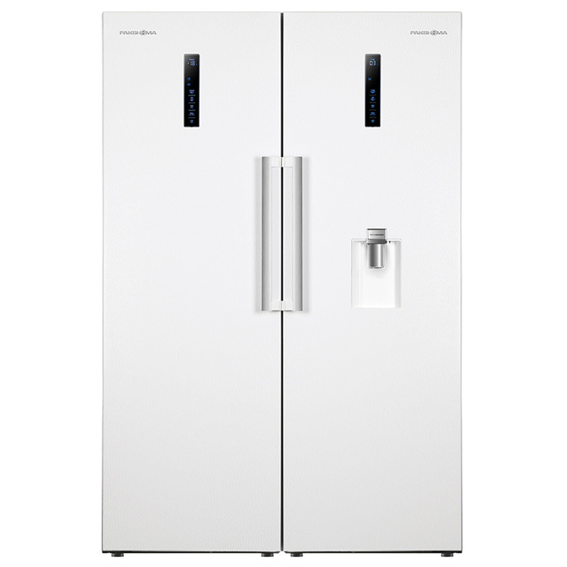 یخچال و فریزر دوقلو 40 فوت پاکشوما مدل RTRA-RTFA۹۰۱iW (N۲)، دارای نمایشگر و بدون برفک، با ارتفاع 187، پهنای 118 و عمق 73 سانتی‌متر، میزان مصرف انرژی A+، دارای 5 طبقه در یخچال و 4 کشو در فریزر، دارای سیستم نوفراست